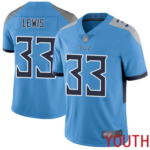 Tennessee Titans Limited Light Blue Youth Dion Lewis Alternate Jersey NFL Football #33 Vapor Untouchable